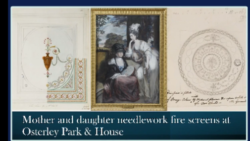 Ffion George presenting a paper at the A la Ronde Symposium